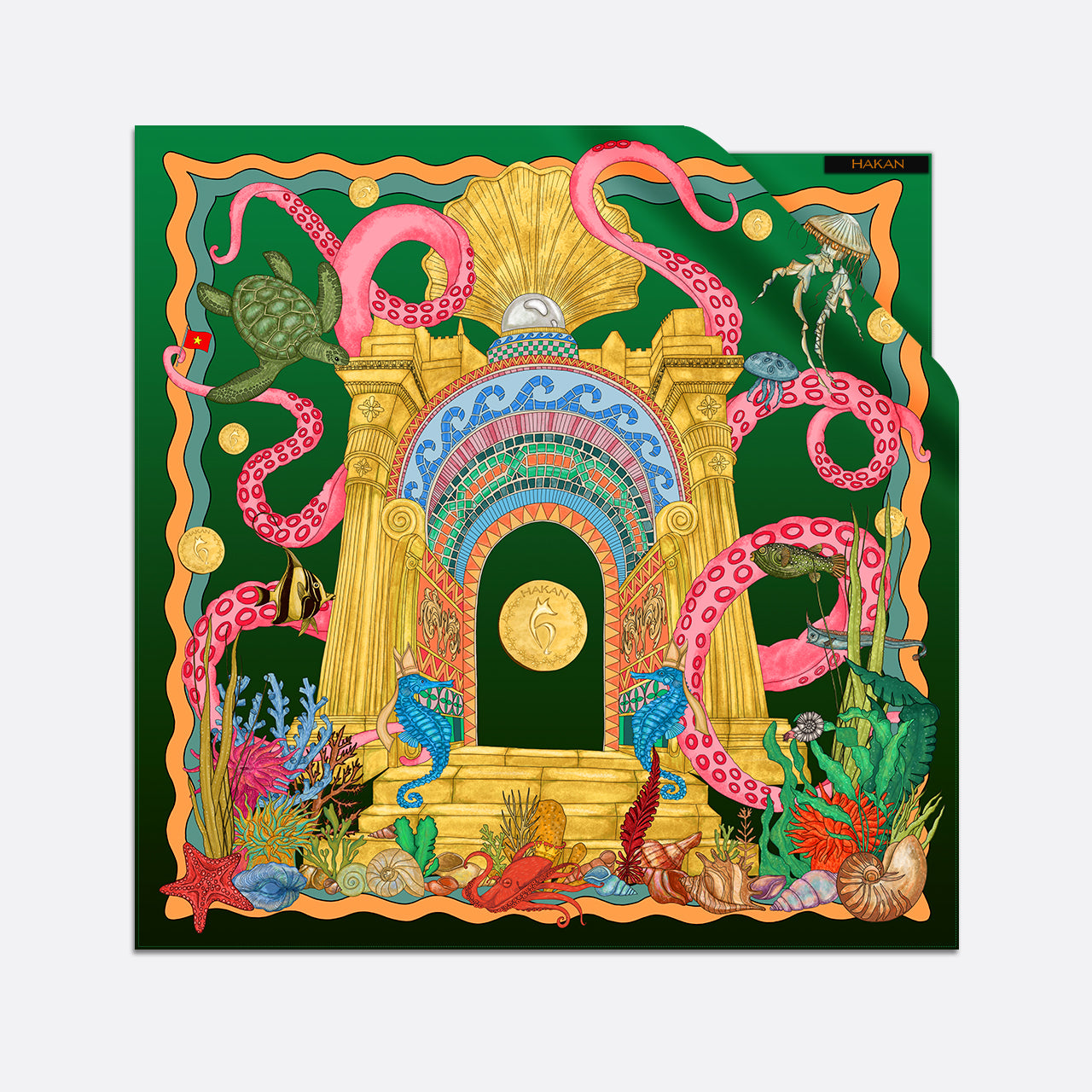 Treasure Under Sea Green