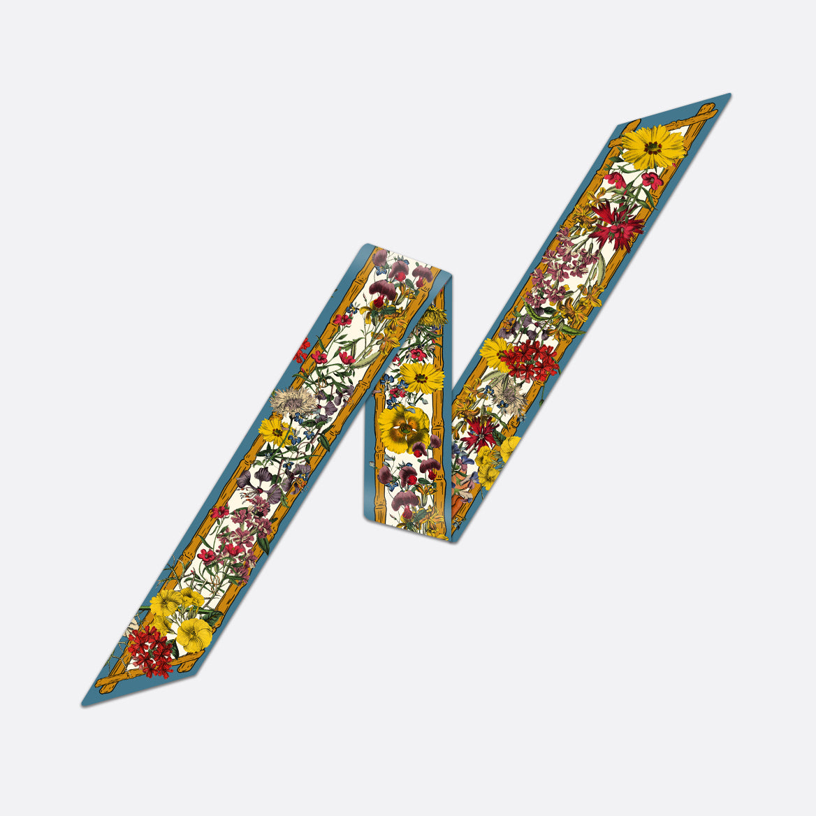 Twilly Jardin Fleuri Vintage Blue