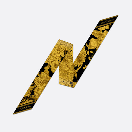 Twilly Jardin Fleuri Black Gold